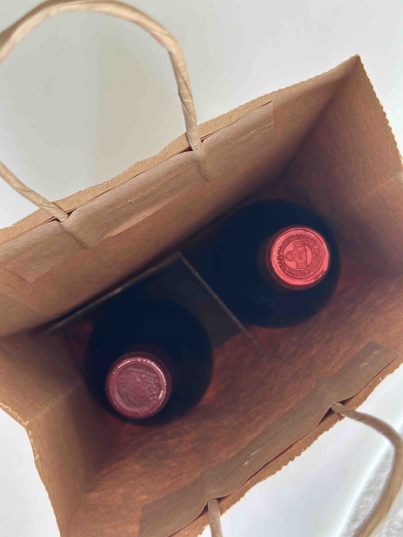 Kraft Bag For 2 Bottles – The Ideal Format For Gifting Duos