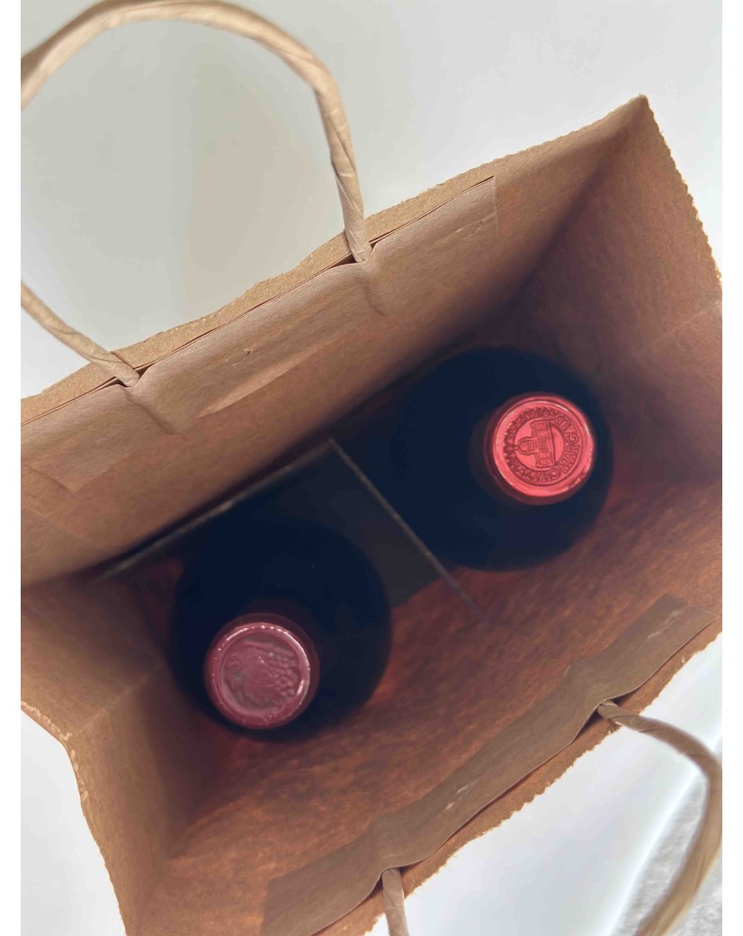 Bolsa Kraft Para 2 Botellas – El Formato Ideal Para Regalar Dúos