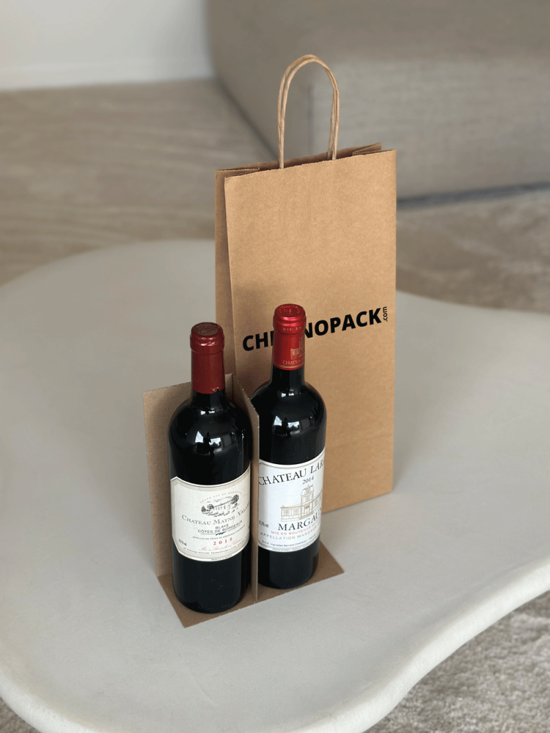 Kraft Bag For 2 Bottles – The Ideal Format For Gifting Duos