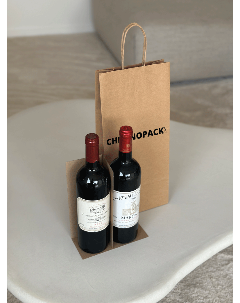 Kraft Bag For 2 Bottles – The Ideal Format For Gifting Duos