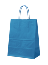 Bolsa de papel Azul L (32x12x41cm)
