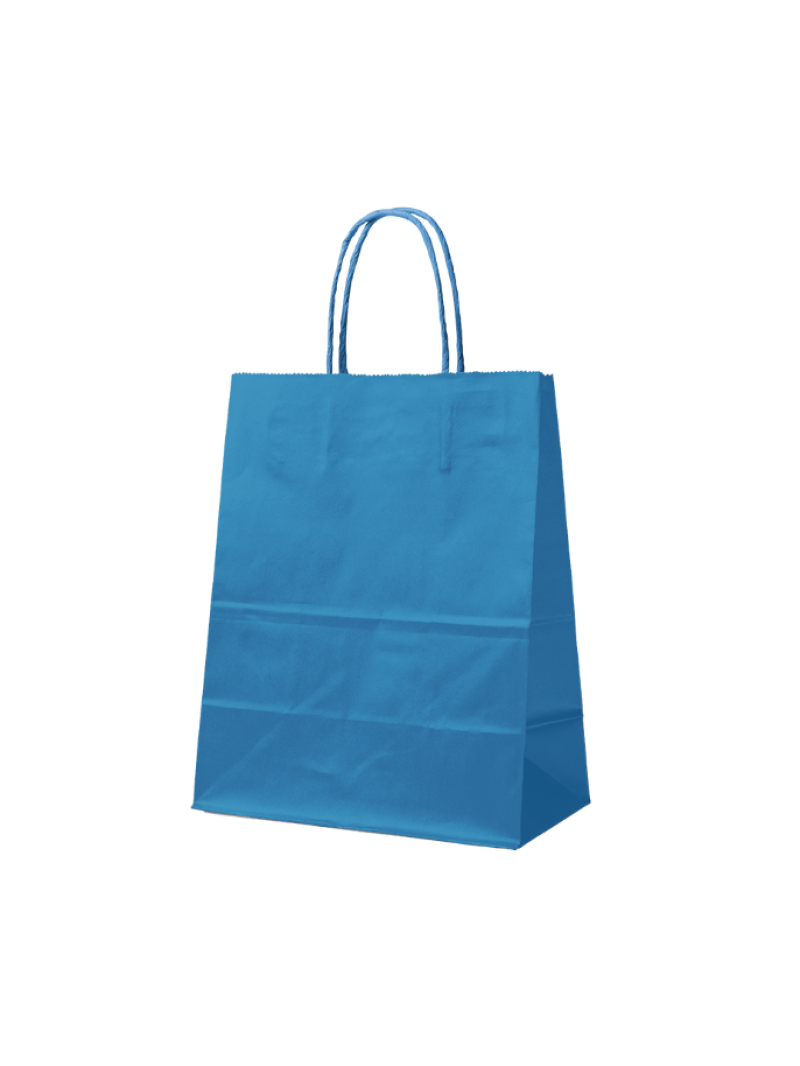 Bolsas de papel – Azul S (18x8x22cm)