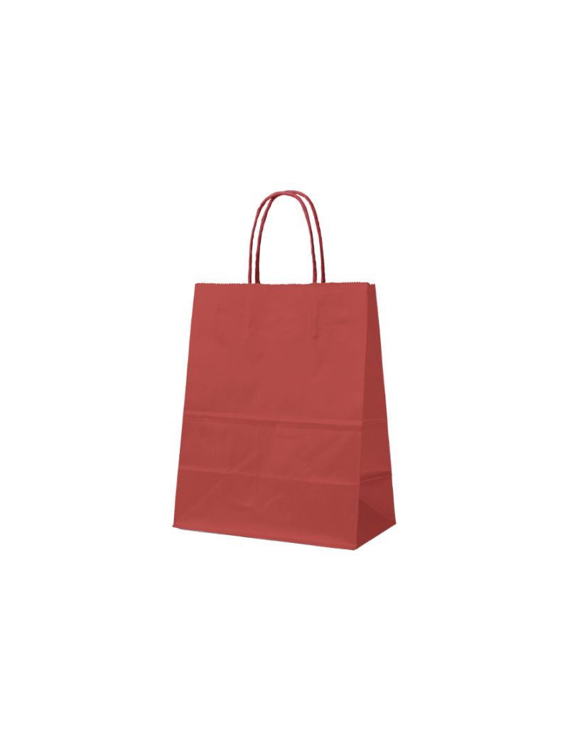 Papiertüten – Rot S (18x8x22cm)