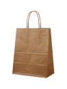 Bolsa de papel Bronce M (22x10x31cm)