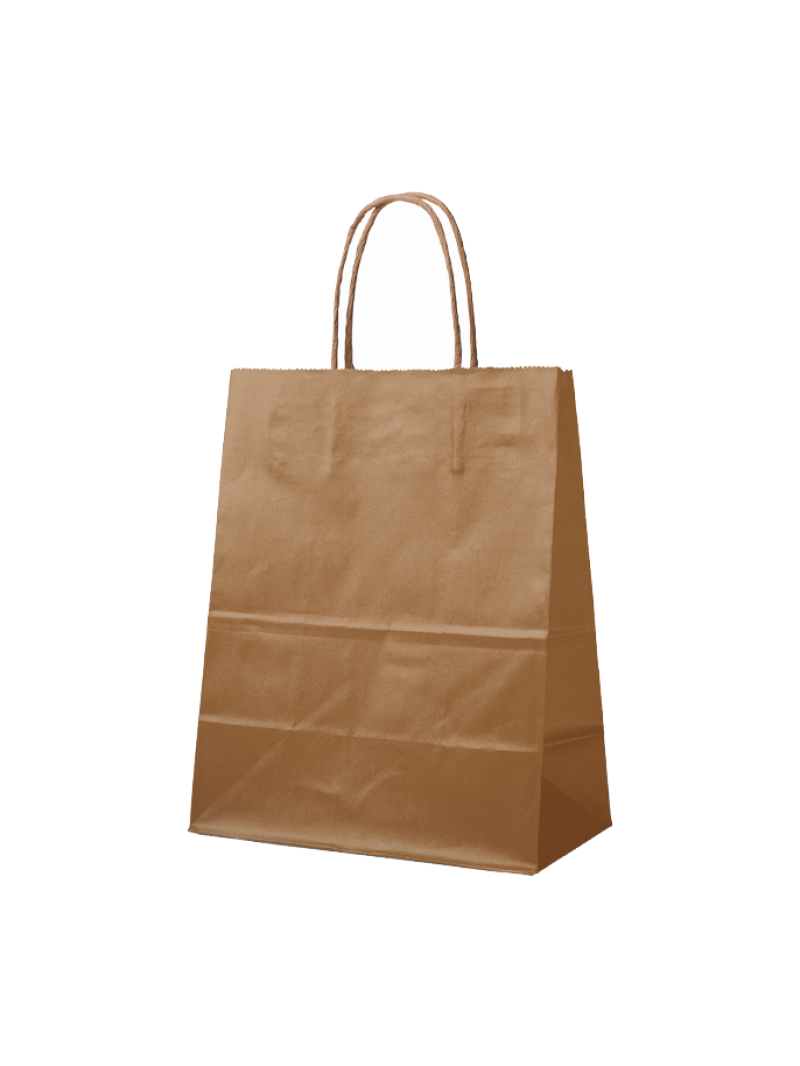 Paper Bags – Bronze S (18x8x22cm)