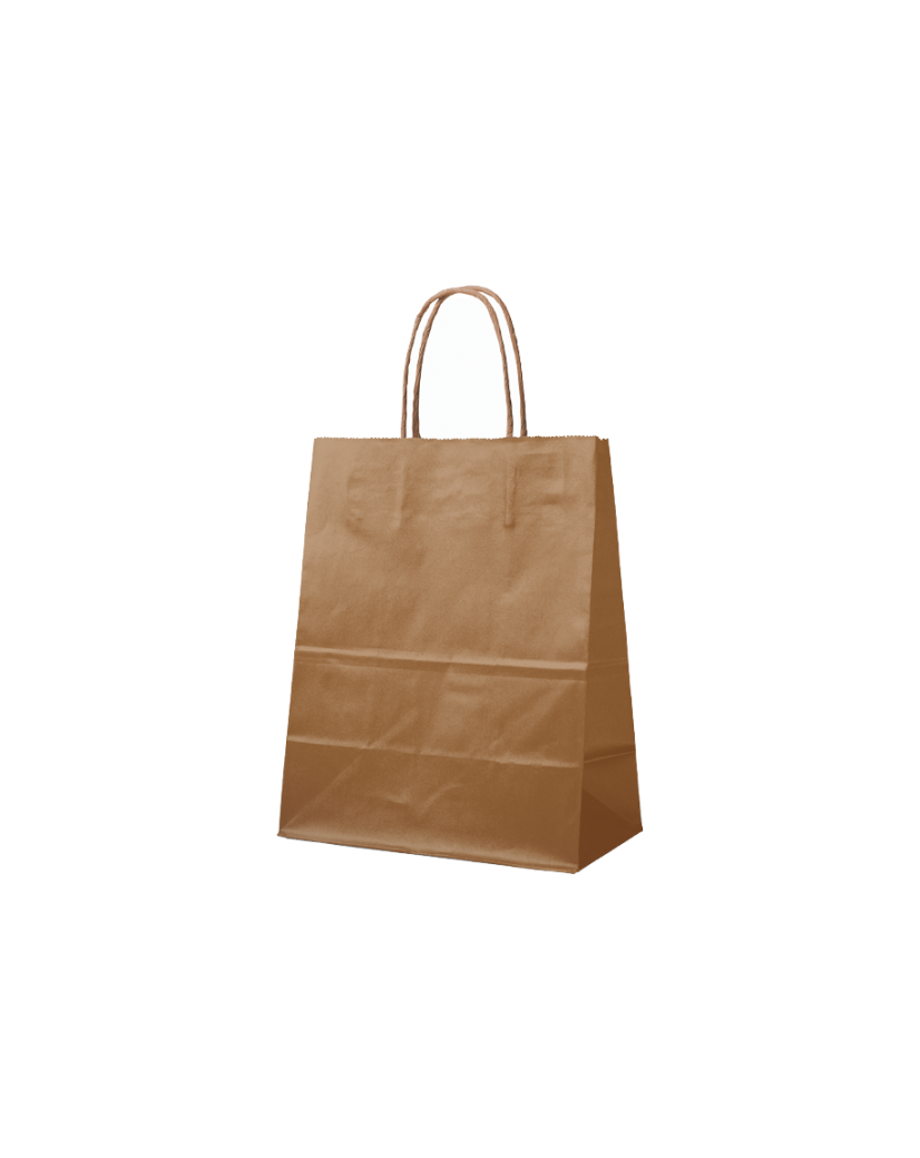 Paper Bags – Bronze S (18x8x22cm)