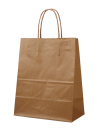 Papiertüte Bronze L (32x12x41cm)