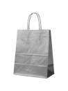 SAC PAPIER ARGENTÉ M (22x10x31cm)