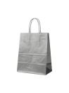 Bolsas de papel – Plateado S (18x8x22cm)