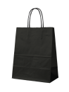 Bolsa de papel Negra L (32x12x41cm)