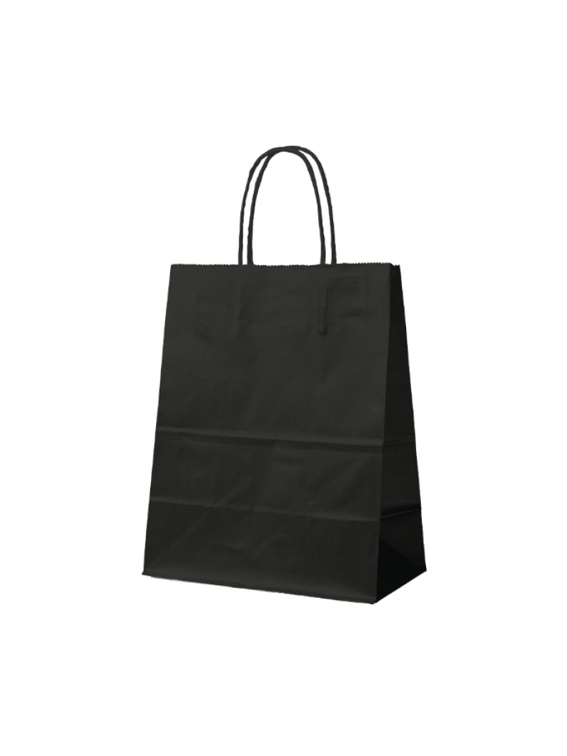 Paper Bags – Black S (18x8x22cm)