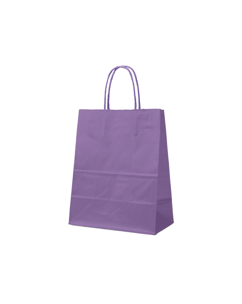 Paper Bag Lavender M (22x10x31cm)