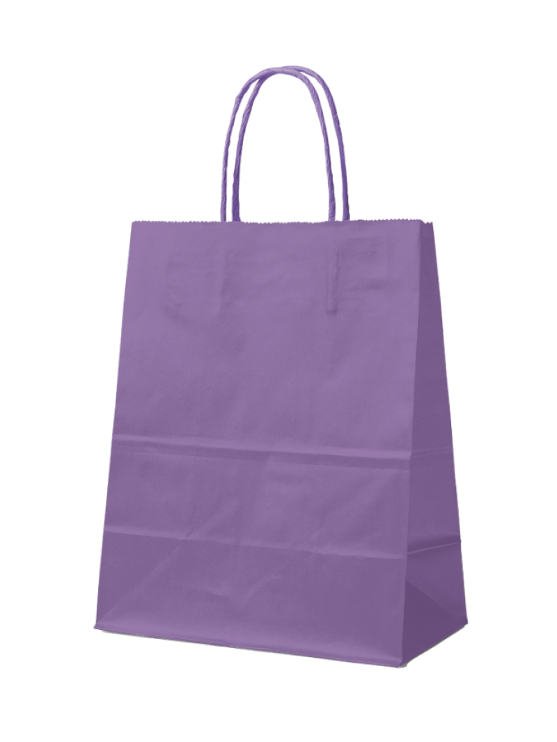 Papieren Tas Lavendel L (32x12x41cm)