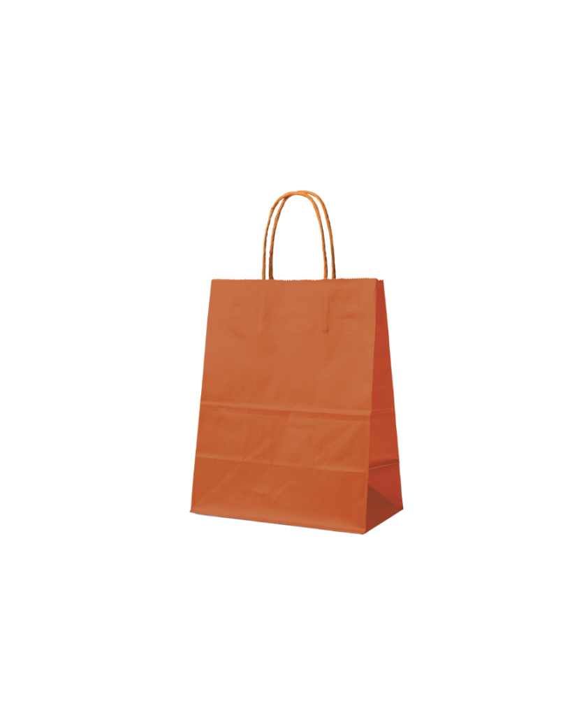 Tas met gedraaid handvat - Oranje S