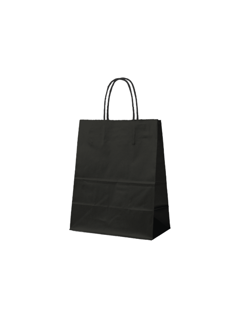 Bolsas de papel – Negro XS (14x8x21cm)