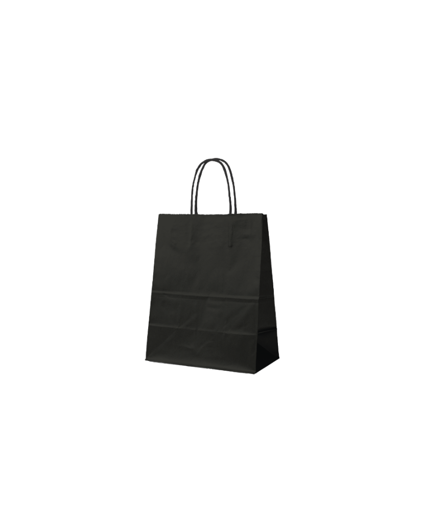 Bolsas de papel – Negro XS (14x8x21cm)