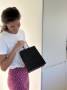 Tas met gedraaid handvat - Zwart S