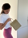 Bolsas de papel – Dorado S (18x8x22cm)