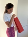 Sac brun 1 bouteille personnalisable, livraison express & bas prix.