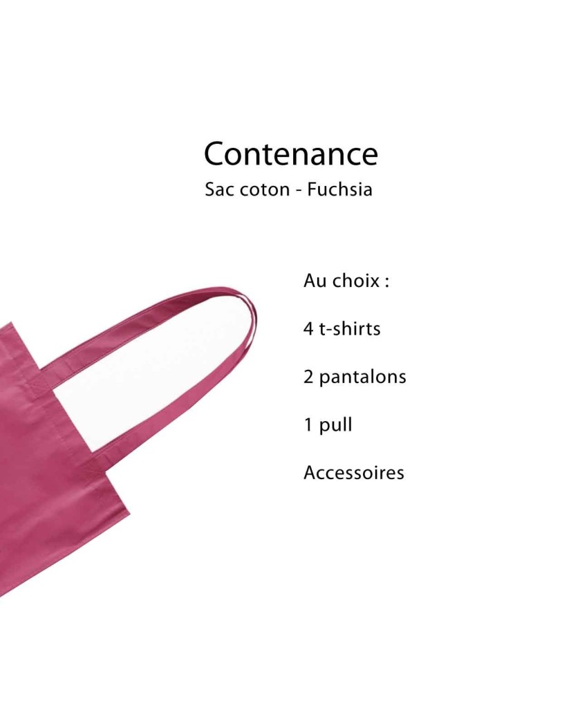 SAC PARIS - FUCHSIA (38x42cm)