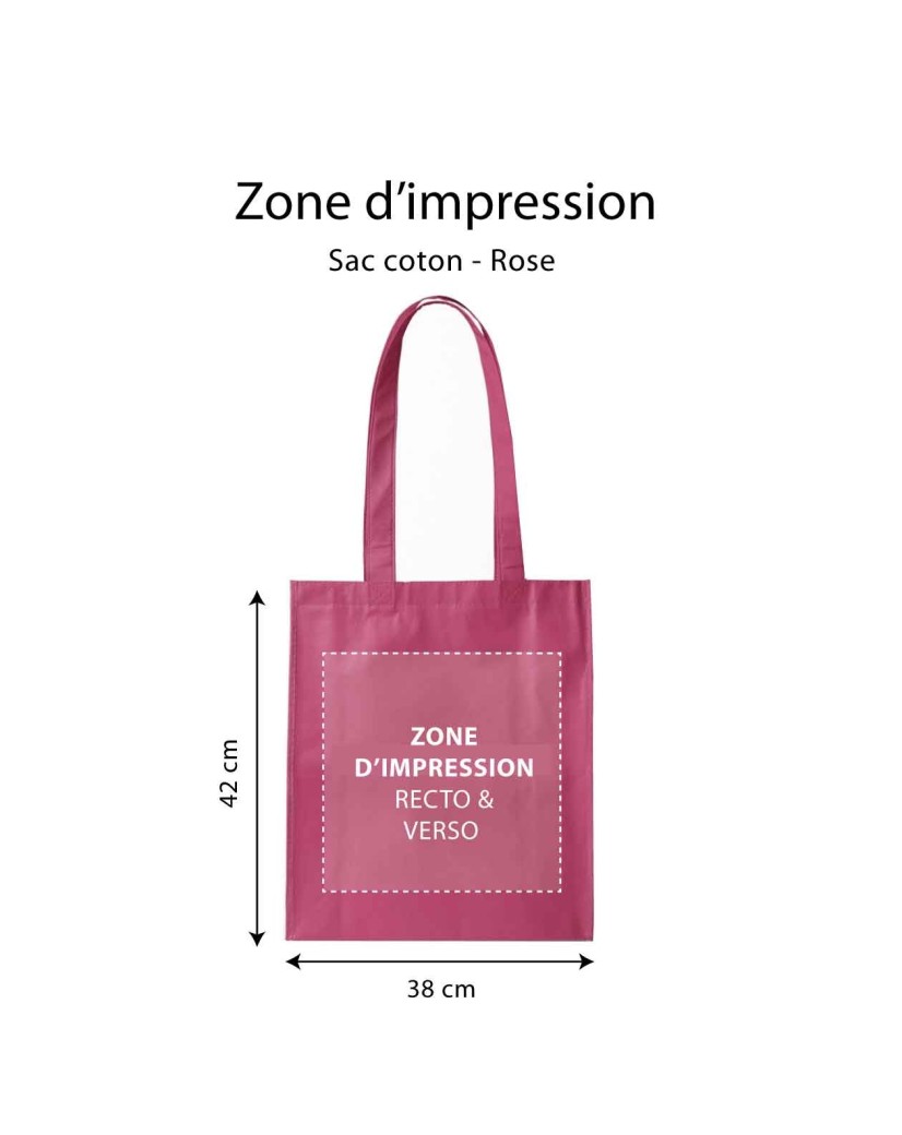 SAC PARIS - FUCHSIA (38x42cm)