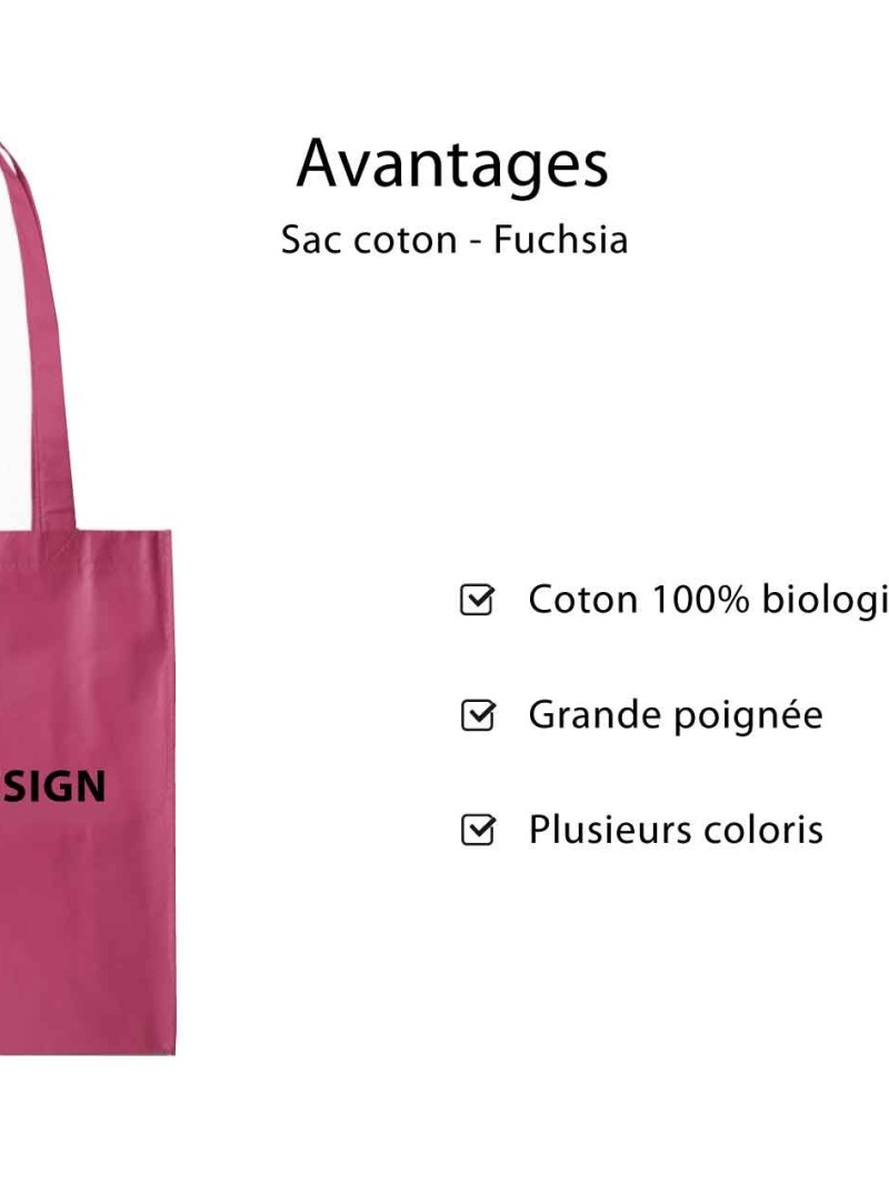 BAG PARIS - FUCHSIA (38x42 cm)
