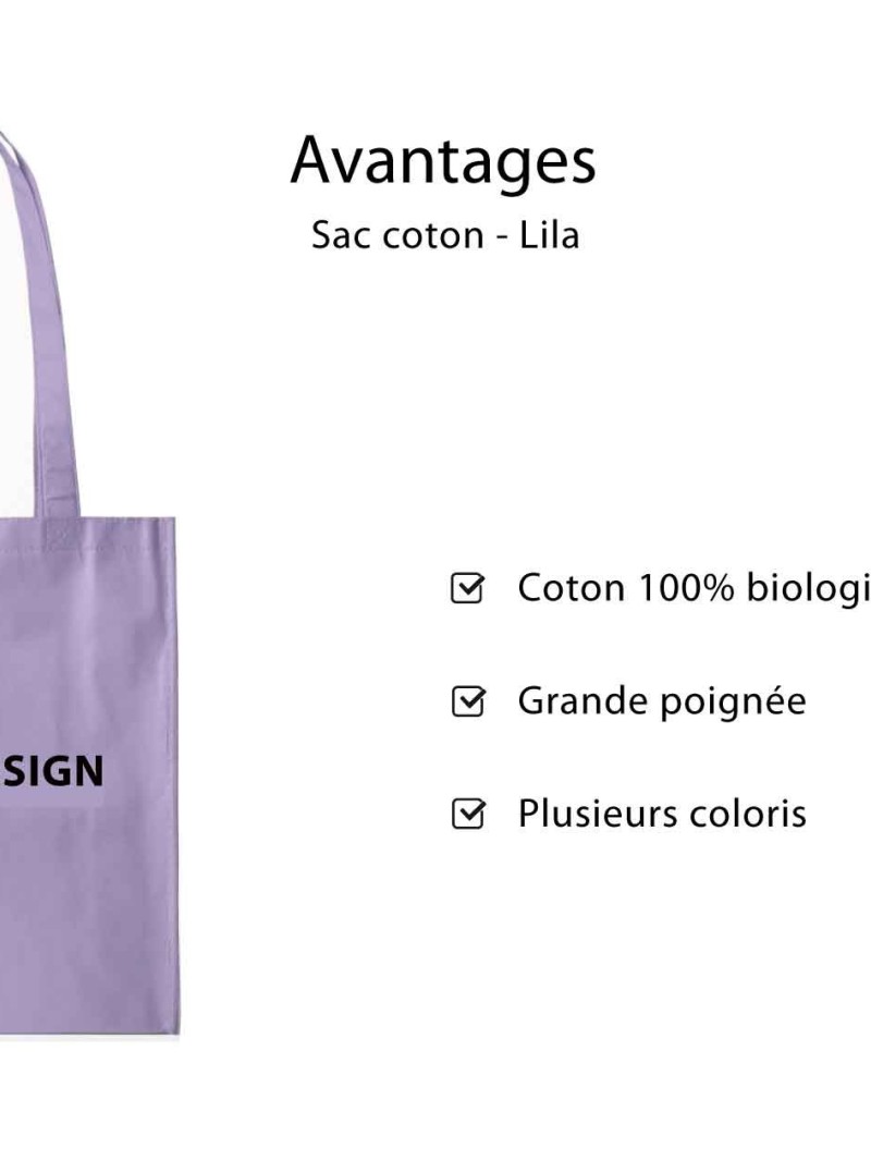 SAC PARIS - LILA (38x42cm)