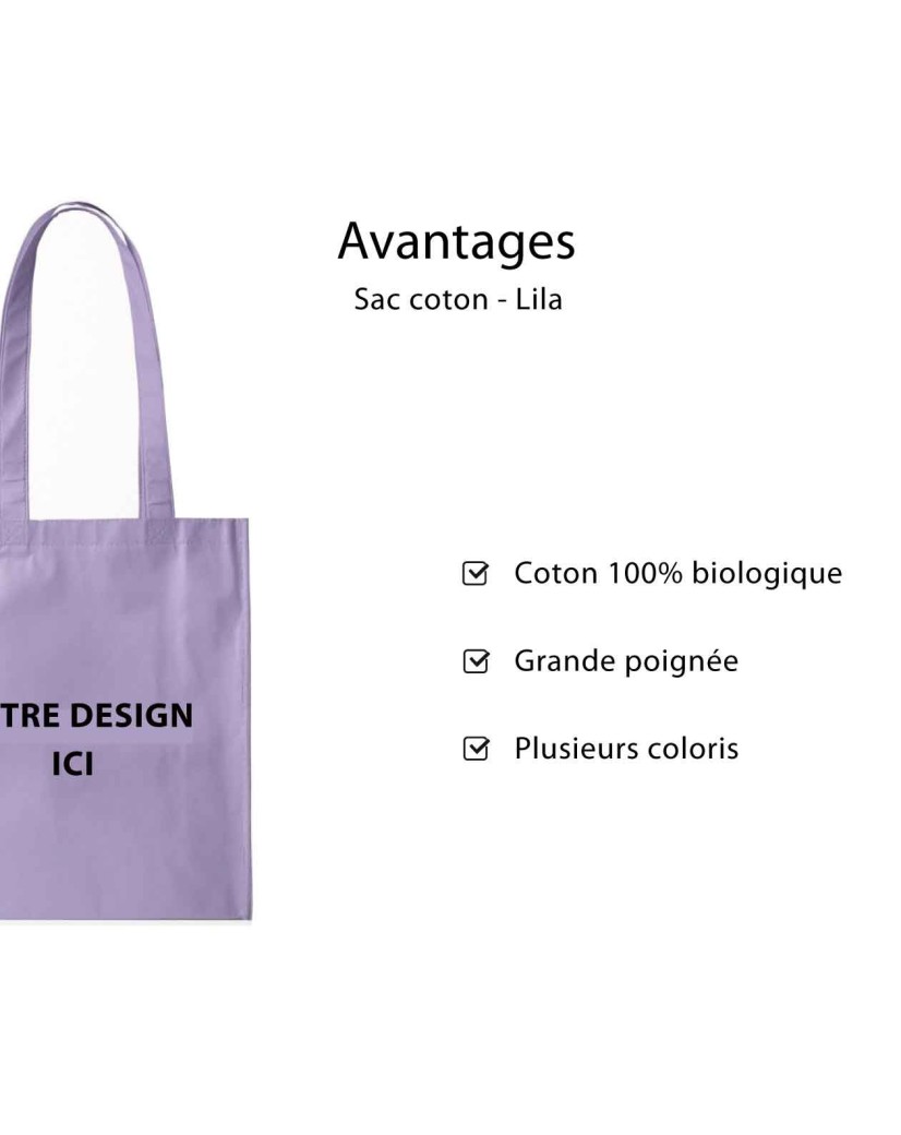 SAC PARIS - LILA (38x42cm)