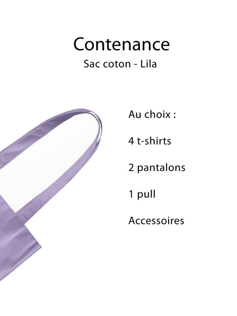 SAC PARIS - LILA (38x42cm)