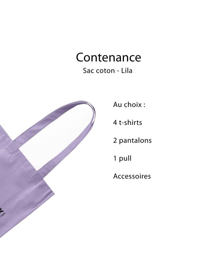 SAC PARIS - LILA (38x42cm)