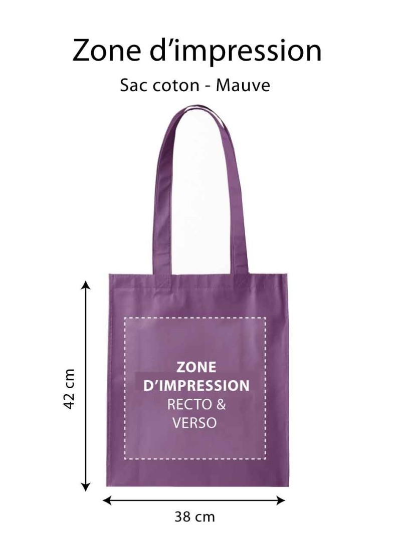 Bolso PARIS - Malva (38x42 cm)