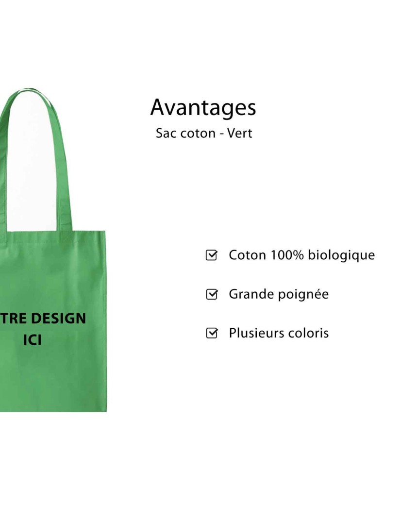 SAC PARIS - VERT (38x42cm)