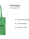Bag PARIS - Green (38x42 cm)