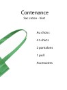 SAC PARIS - VERT (38x42cm)
