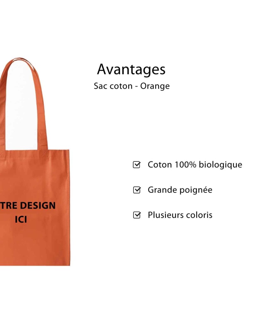 Bag PARIS - Terracotta (38x42 cm)