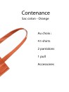 SAC PARIS - TERRACOTTA (38x42cm)