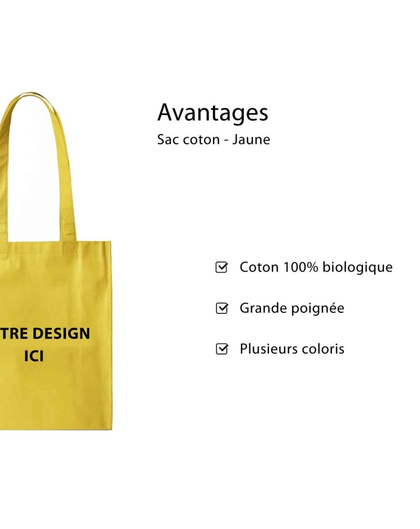 Bolso PARIS - Amarillo (38x42 cm)
