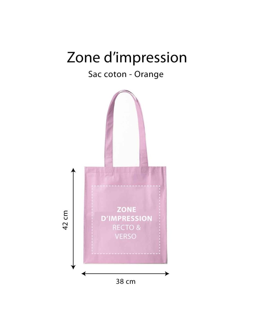 SAC PARIS - ROSE (38x42cm)