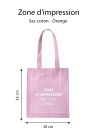 SAC PARIS - ROSE (38x42cm)