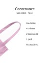 SAC PARIS - ROSE (38x42cm)