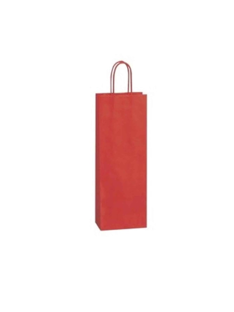 Sac brun 1 bouteille personnalisable, livraison express & bas prix.