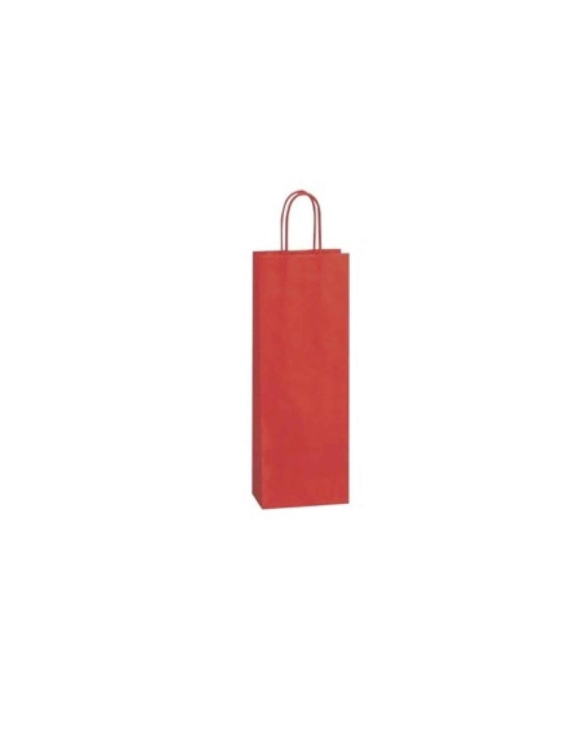 Sac brun 1 bouteille personnalisable, livraison express & bas prix.