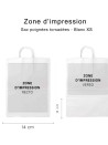 Chronopack Sac poignées torsadées blanc XS