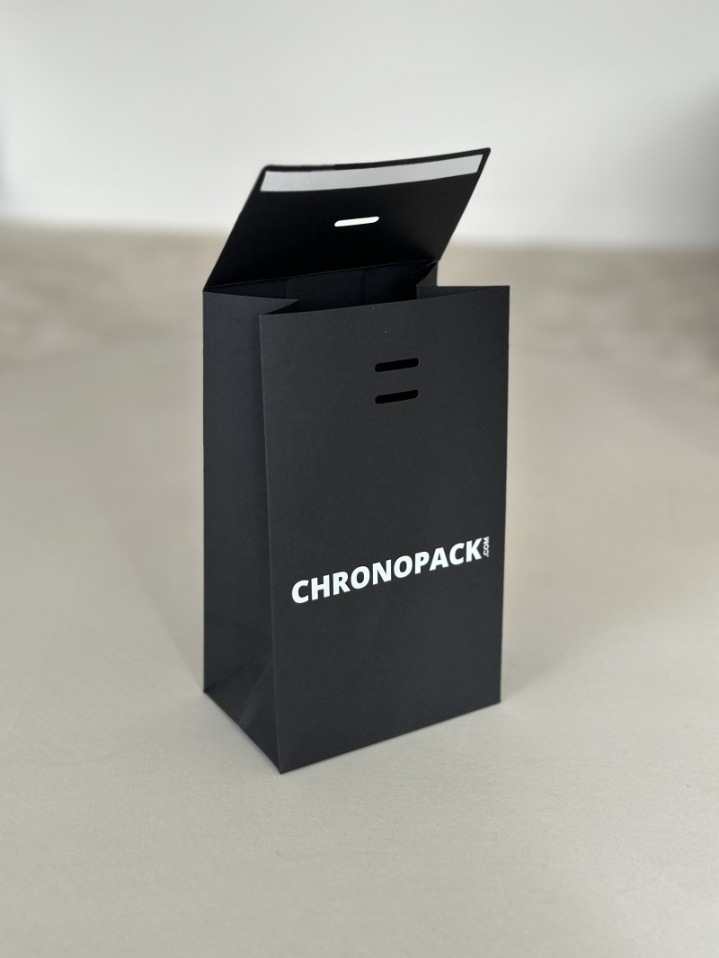 Geschenktüte - PRESTIGE – SCHWARZ S (12x8x20cm)