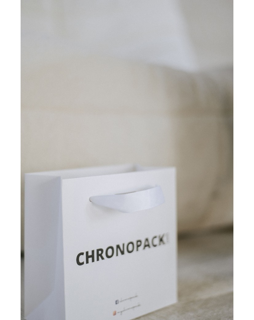 Sac papier Luxe Express - Blanc XS (16x8x16cm)