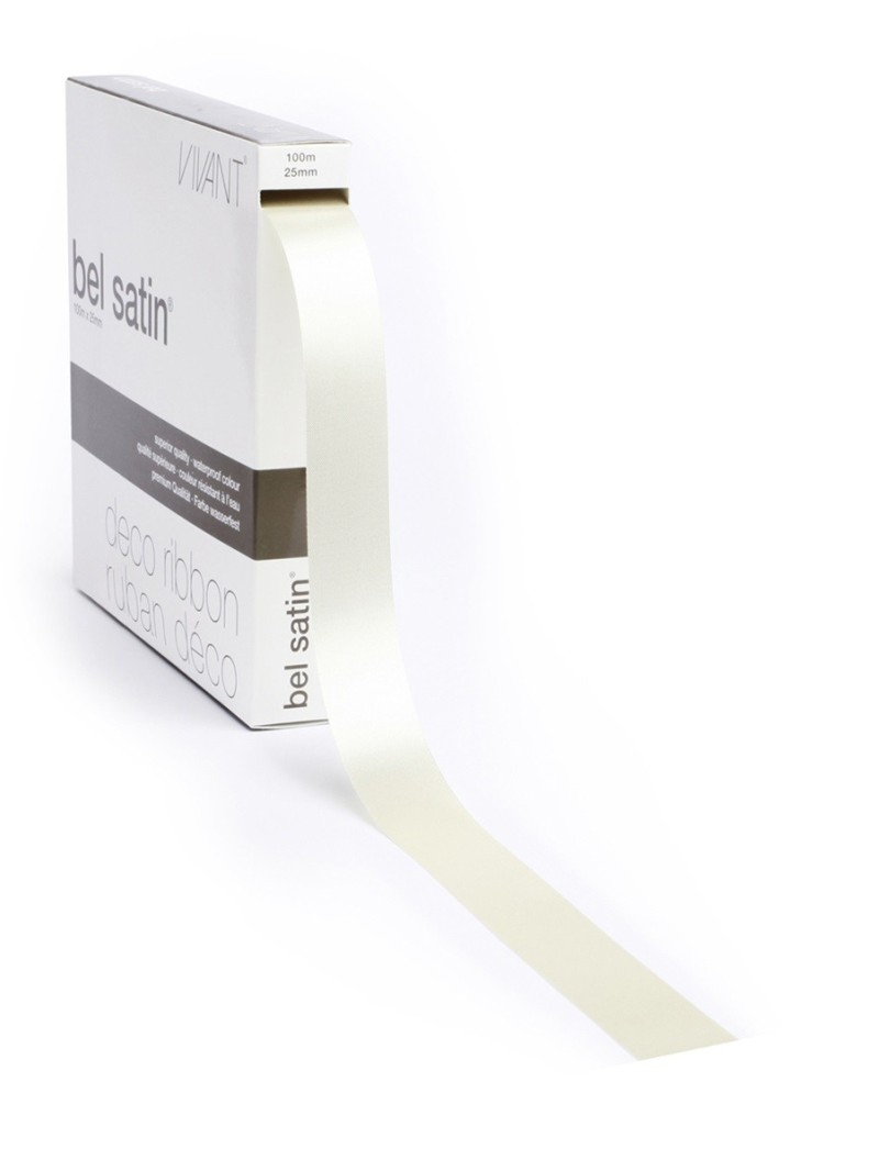 Ribbon 72 - Satin Natural 25mm