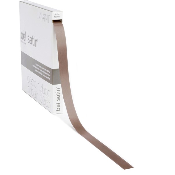 Ruban 72A - Couleur Nude Satiné 15mm