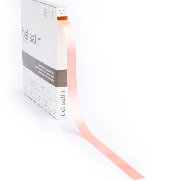 Band A18 - Satinschimmerndes Rosa 15mm