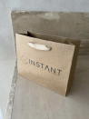 Chronopack Sac papier luxe poignées rubans - Kraft S