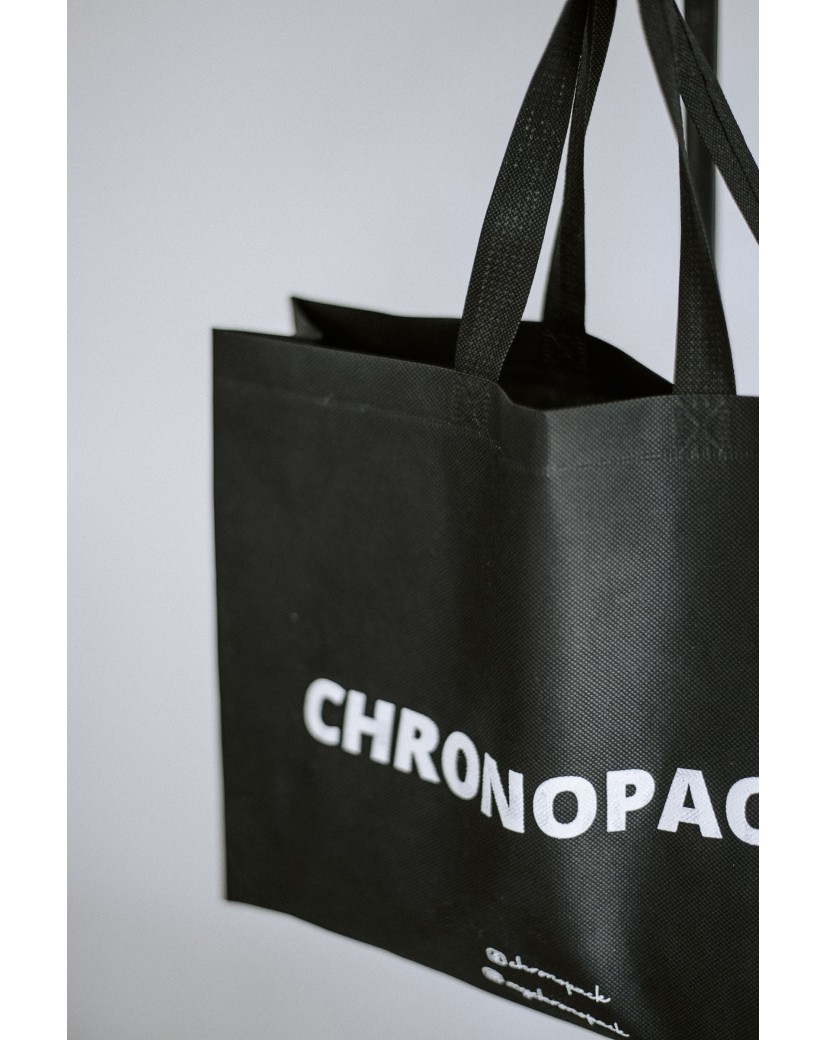 Cheap and eco-friendly personalized black fabric bag